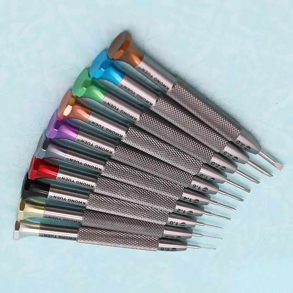 Hot T-Shaped Anti-Slip Watch Flat Screwdriver Set Repair Watch Watchmaker Tool