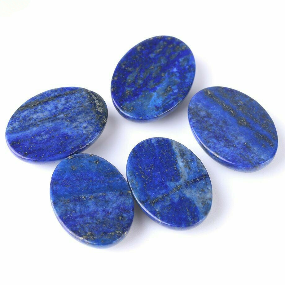 15x20mm Natural Stone 30pcs Lapis Lazuli Oval CAB Cabochon Jewelry No Holes