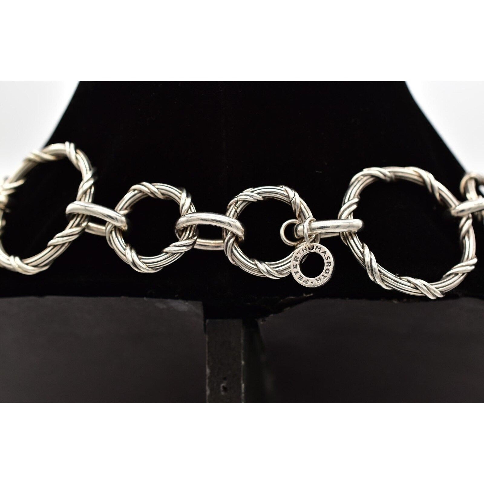 Peter Thomas Roth Sterling Signature 20″ Necklace 135.0g Ribbon Reed Design