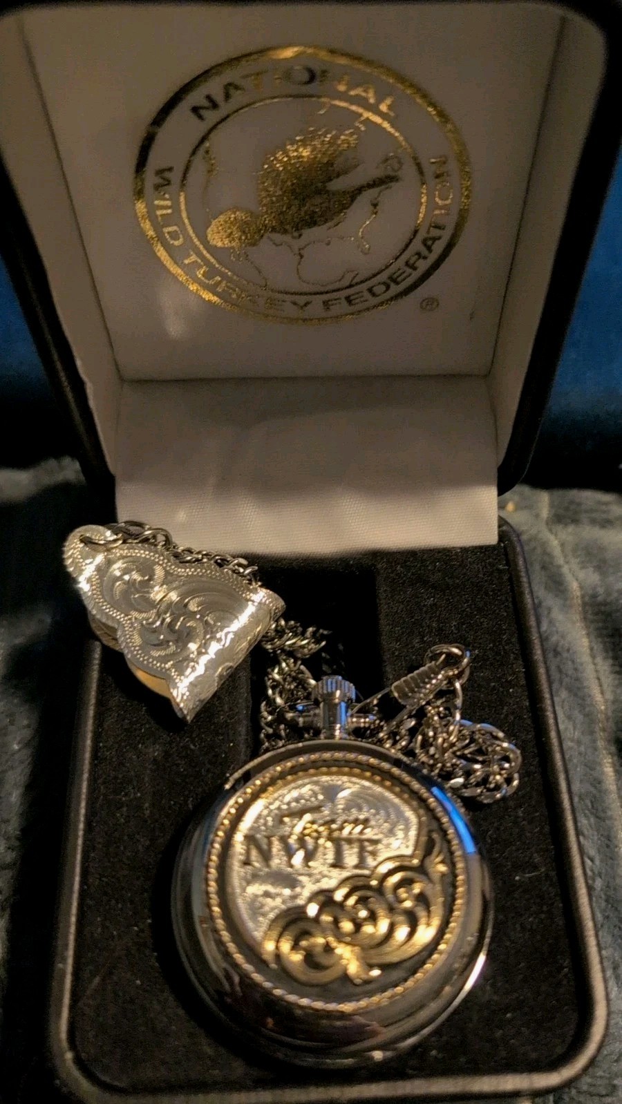 Montana Silversmth Pocket Watch Turkey Fed. #X5039 #06 w/Wrong box Unused Gift