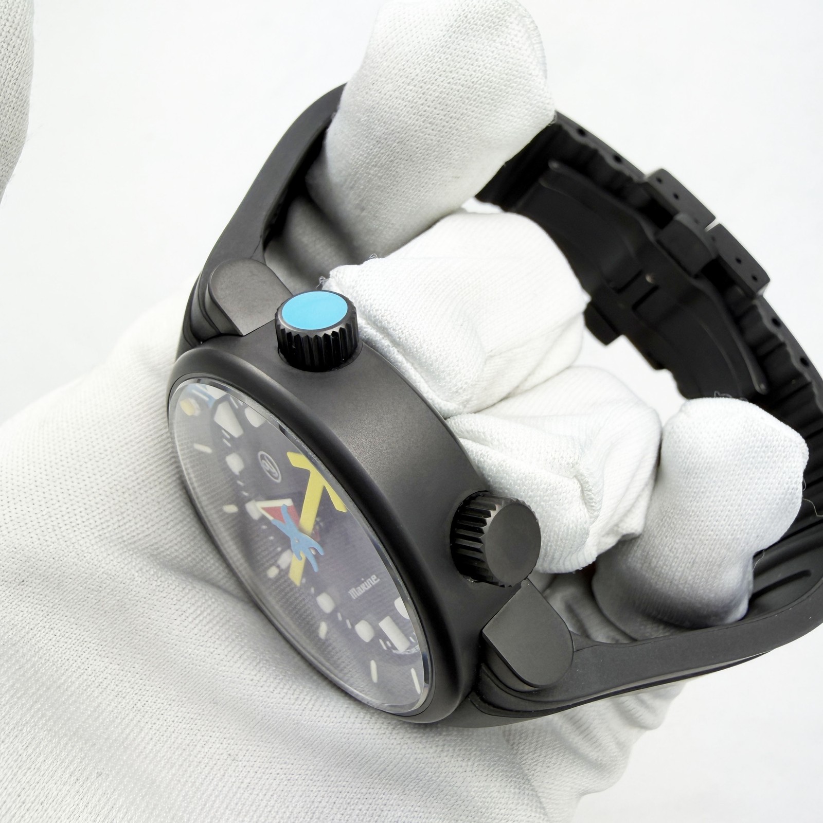 New Yema X Alain Silberstein Limited Edition 40MM Black Titanium Box Paper
