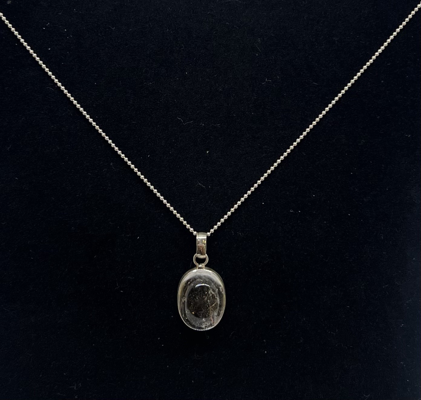 Pendant rutile quartz in silver 925 approx. 5.19g 18/13/9 mm