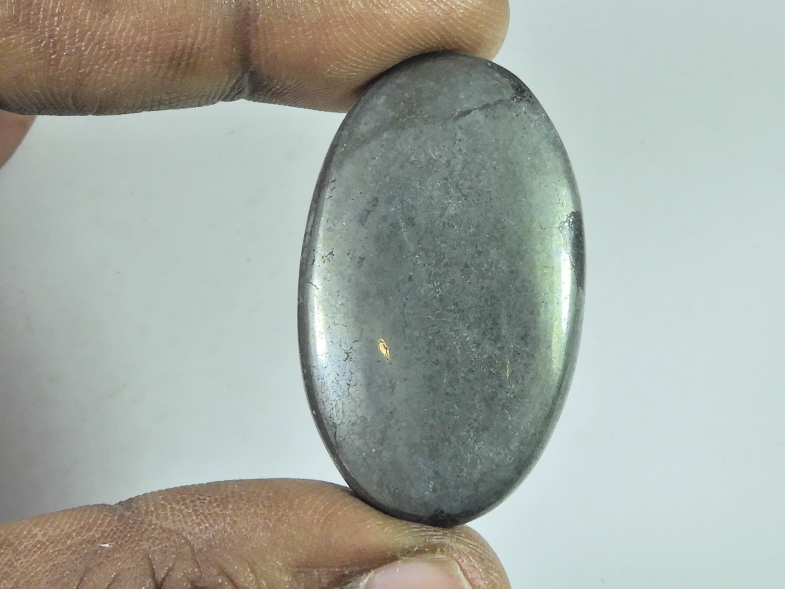 25X42X06MM Natural Apache Gold Pyrite Oval Cabochon Loose Gemstone 100Cts.