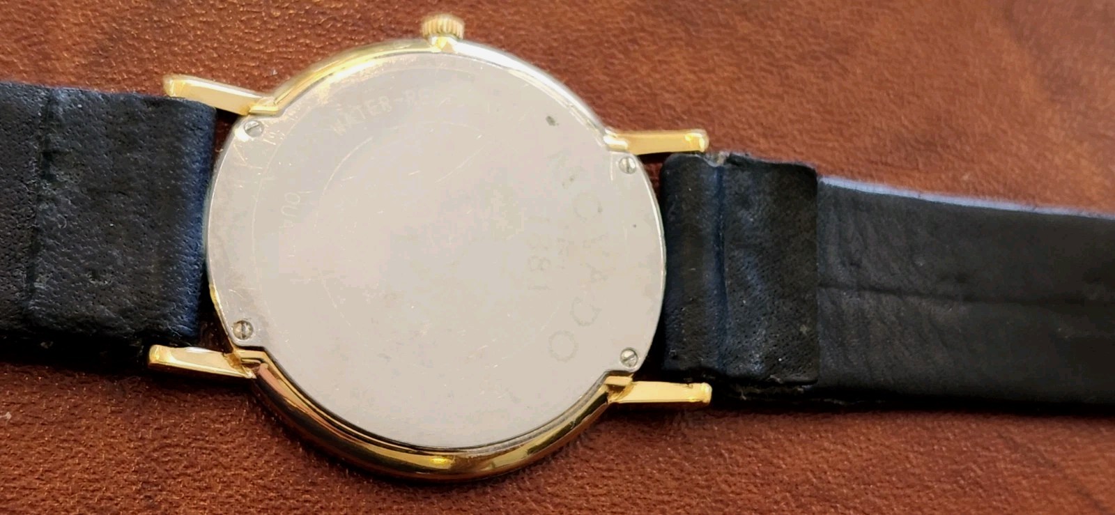 Movado Museum 87-40-882 Ultra Slim 30.5 mm Black Steel/PVD Quartz Wrist Watch