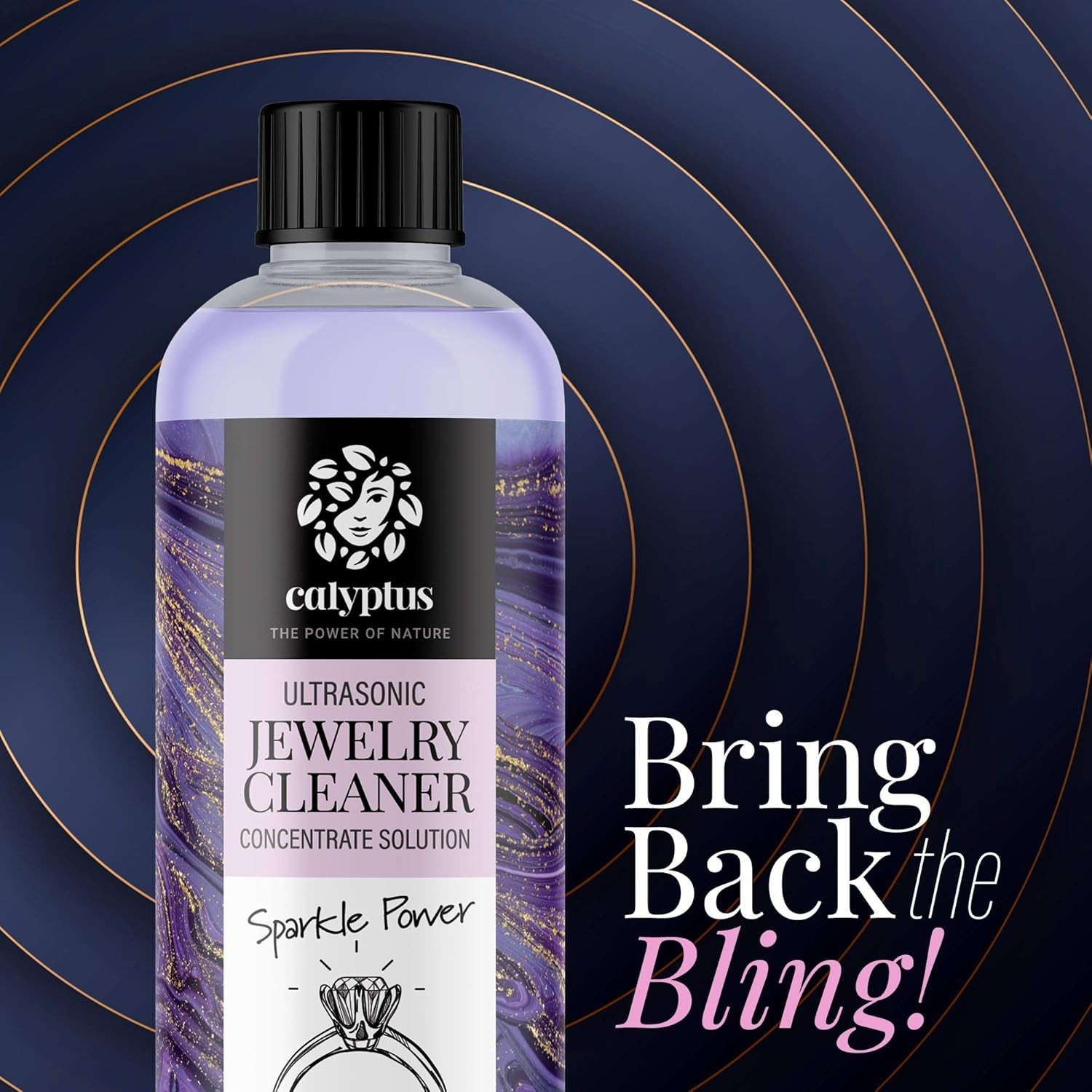 8oz Concentrated Eyeglass and Jewelry Cleaning Solution | Non-Toxic Formula