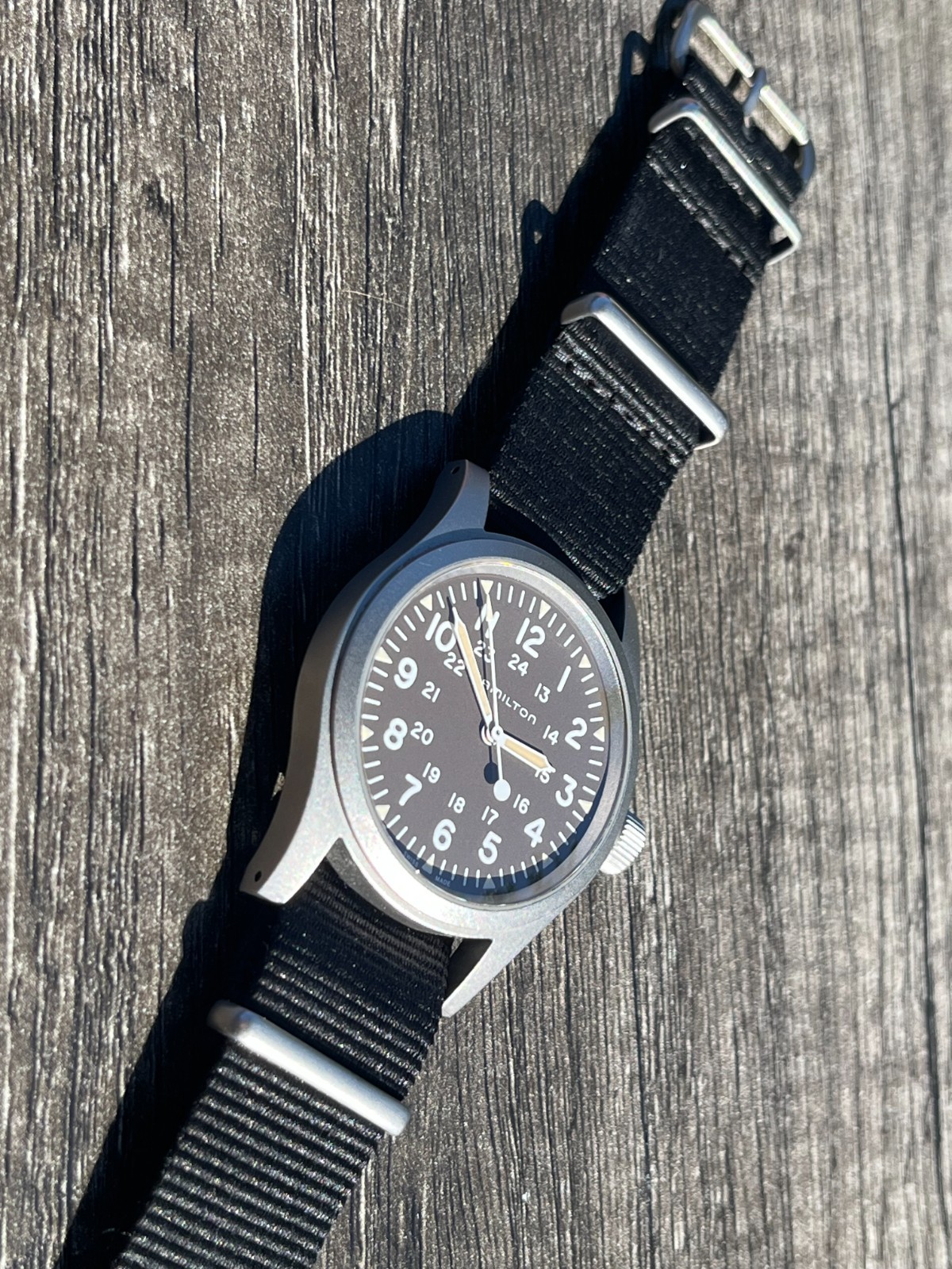 Hamilton Khaki Field Hand Wind Brown Dial 38mm H69439901