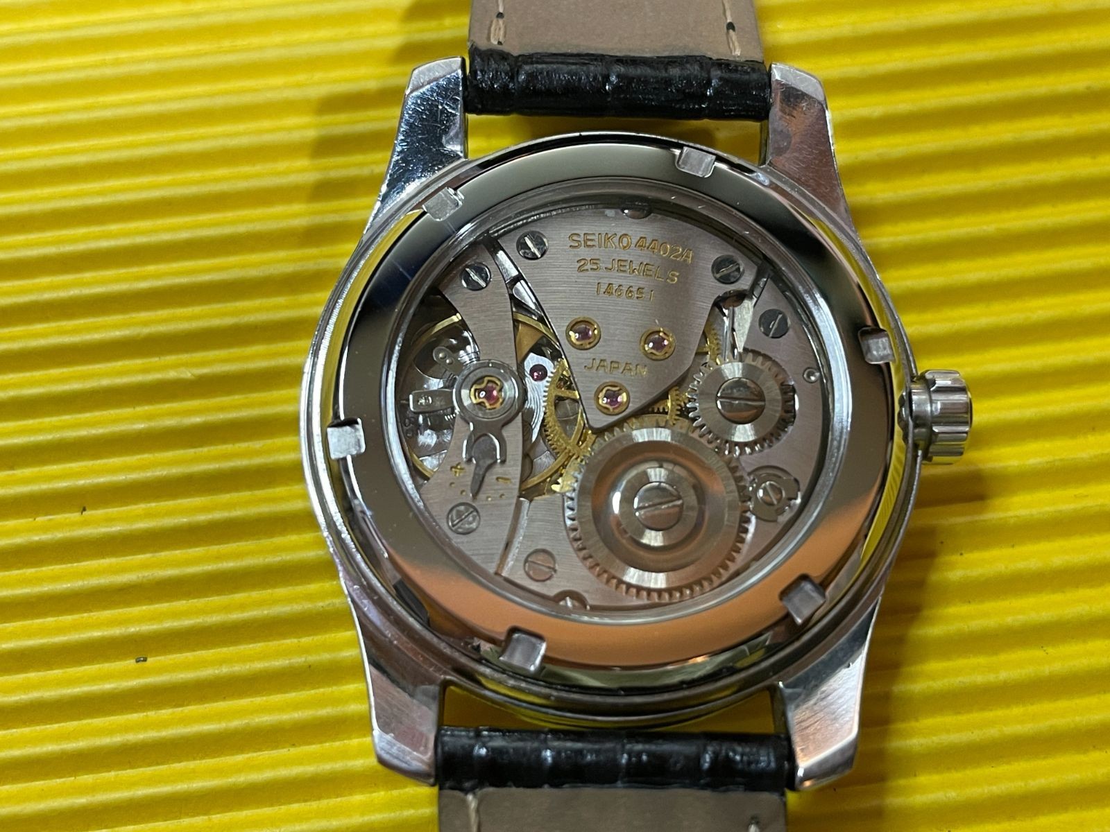 Seiko King Seiko 44KS Sapphire See-Through Case Back SUS316L From Japan