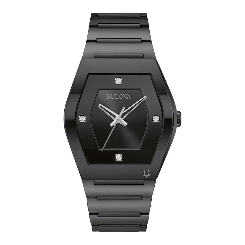 Bulova Men’s Gemini 40mm Quartz Diamond Watch 98D177