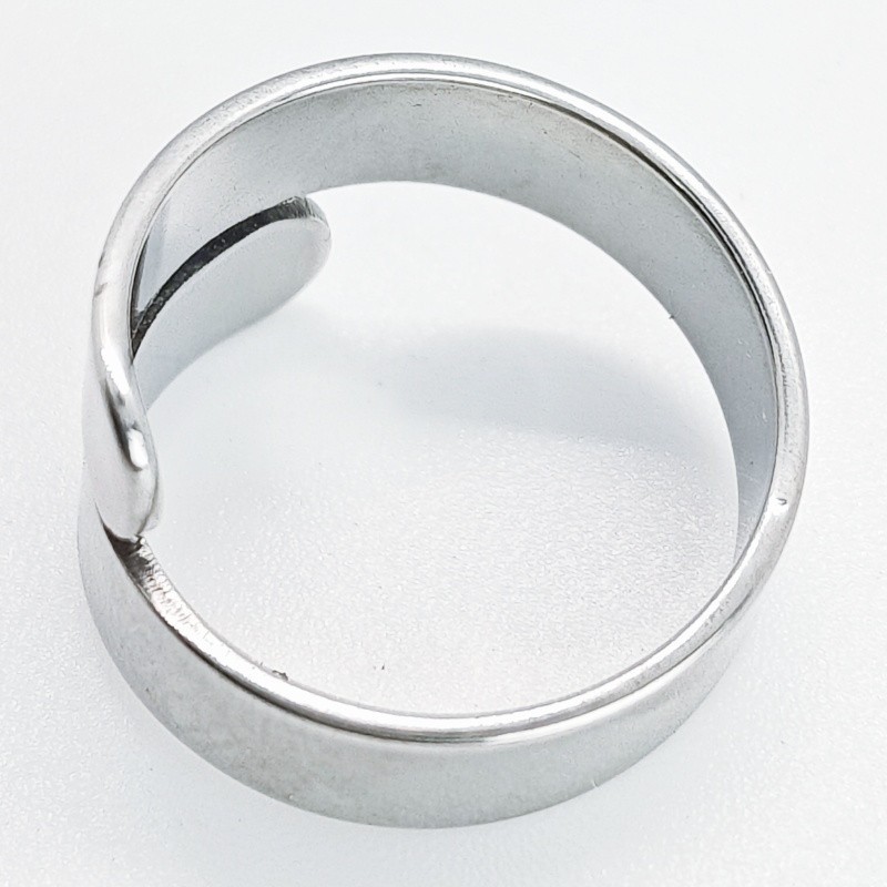 36 Pcs 6mm Open Cut Stainless Steel Rings Mixed Colors Unisex Stackable Jewelry