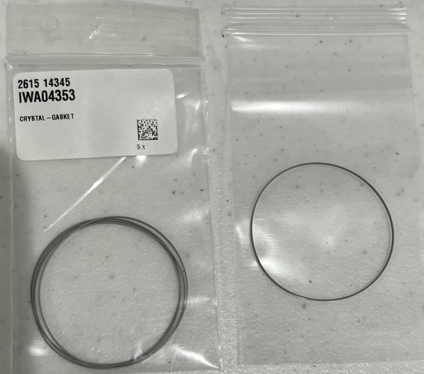 IWC Crystal Gasket For GST Chrono 3707 3537 Models Authentic Original IWA04353