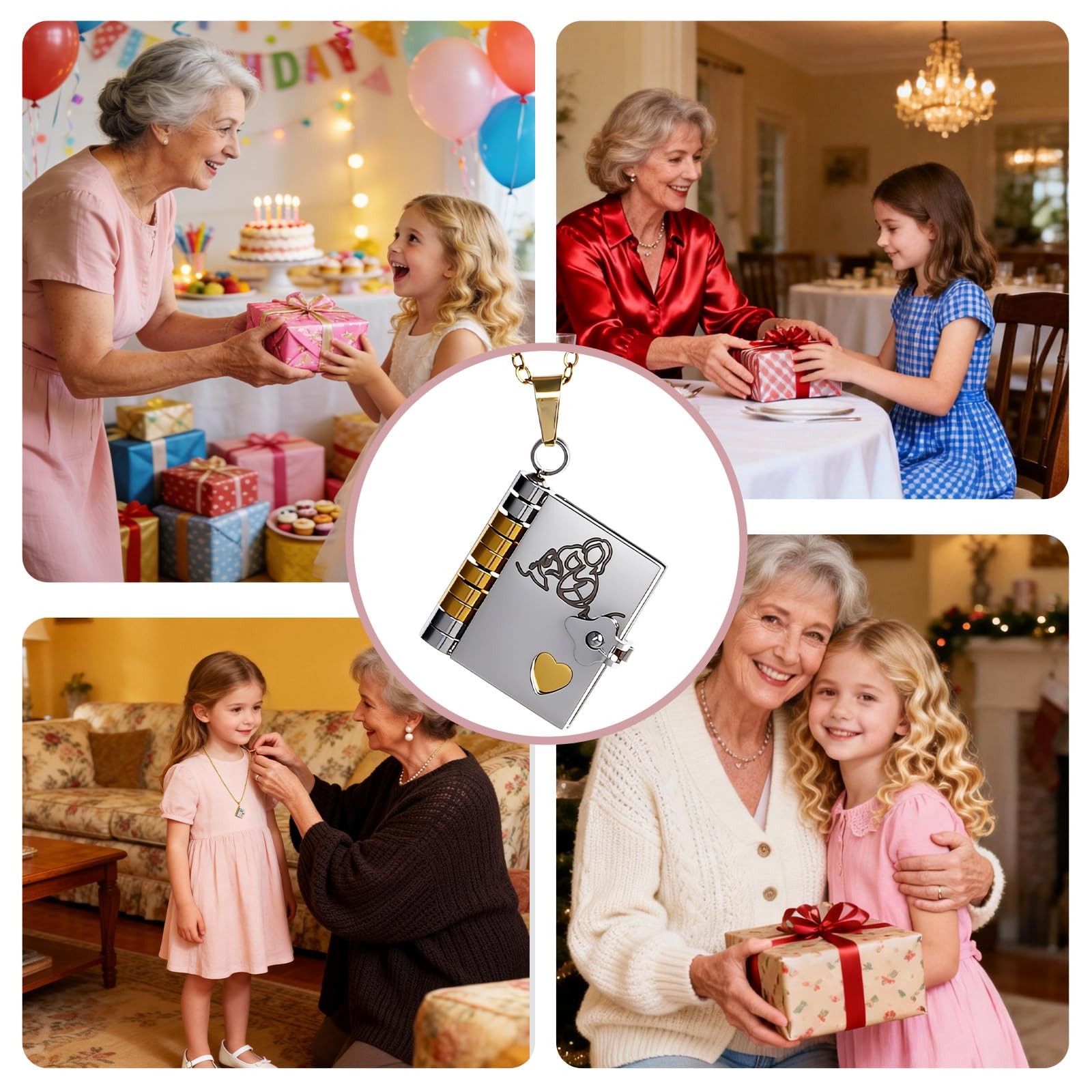 Granddaughter Necklace, The Most Beautiful Chapter Book Necklace