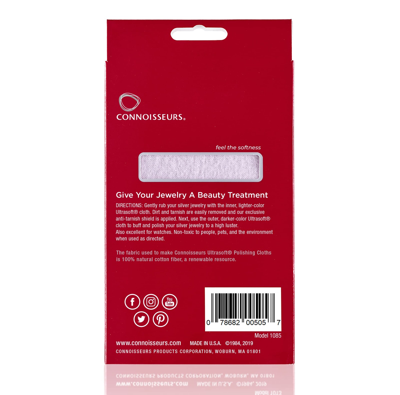 CONNOISSEURS Premium Edition Extra Large Polishing Cloth for Silver Jewelry – Ul