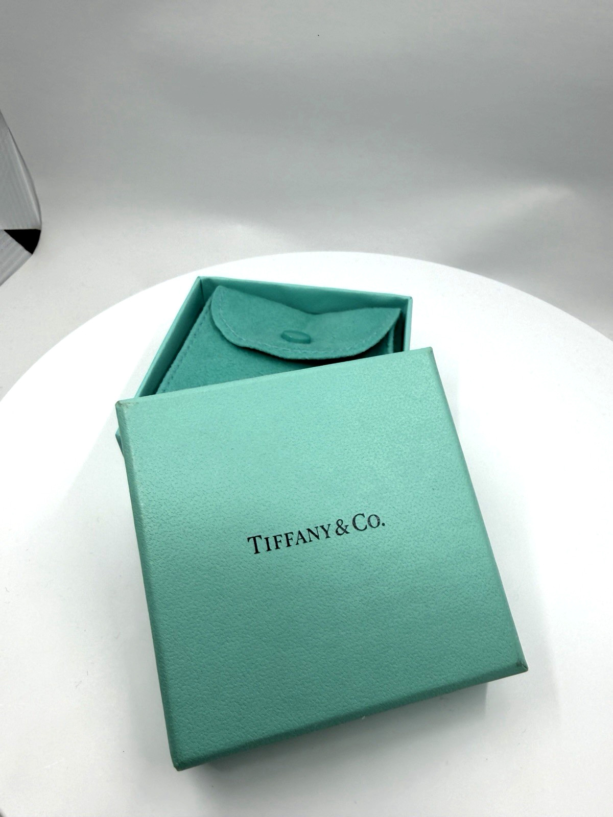 925 Tiffany & Co. Initial “M” Disc Pendant Beaded Necklace 18 Inches 6.3 grams
