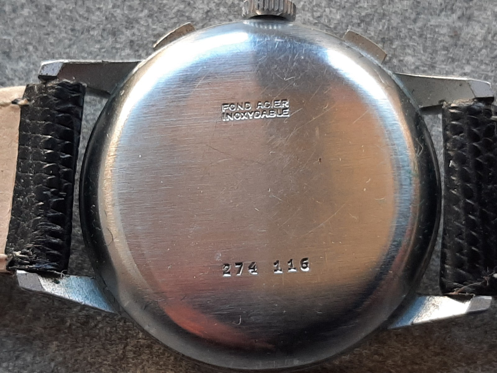 RARE IMPERIAL WATCH MANUAL CHRONOGRAPH 1950s Cal. LANDERON 52 Column Wheel