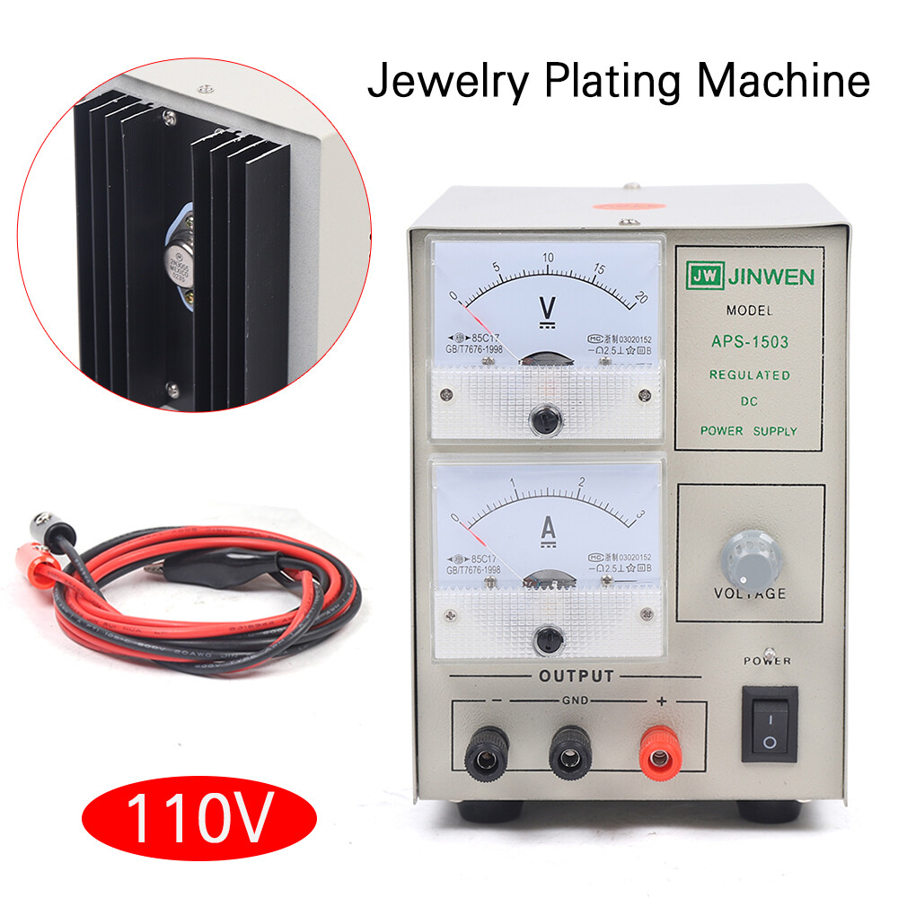 Gold Jewelry Plating Machine Copper Gold Silver Electroplating Rectifier Kit