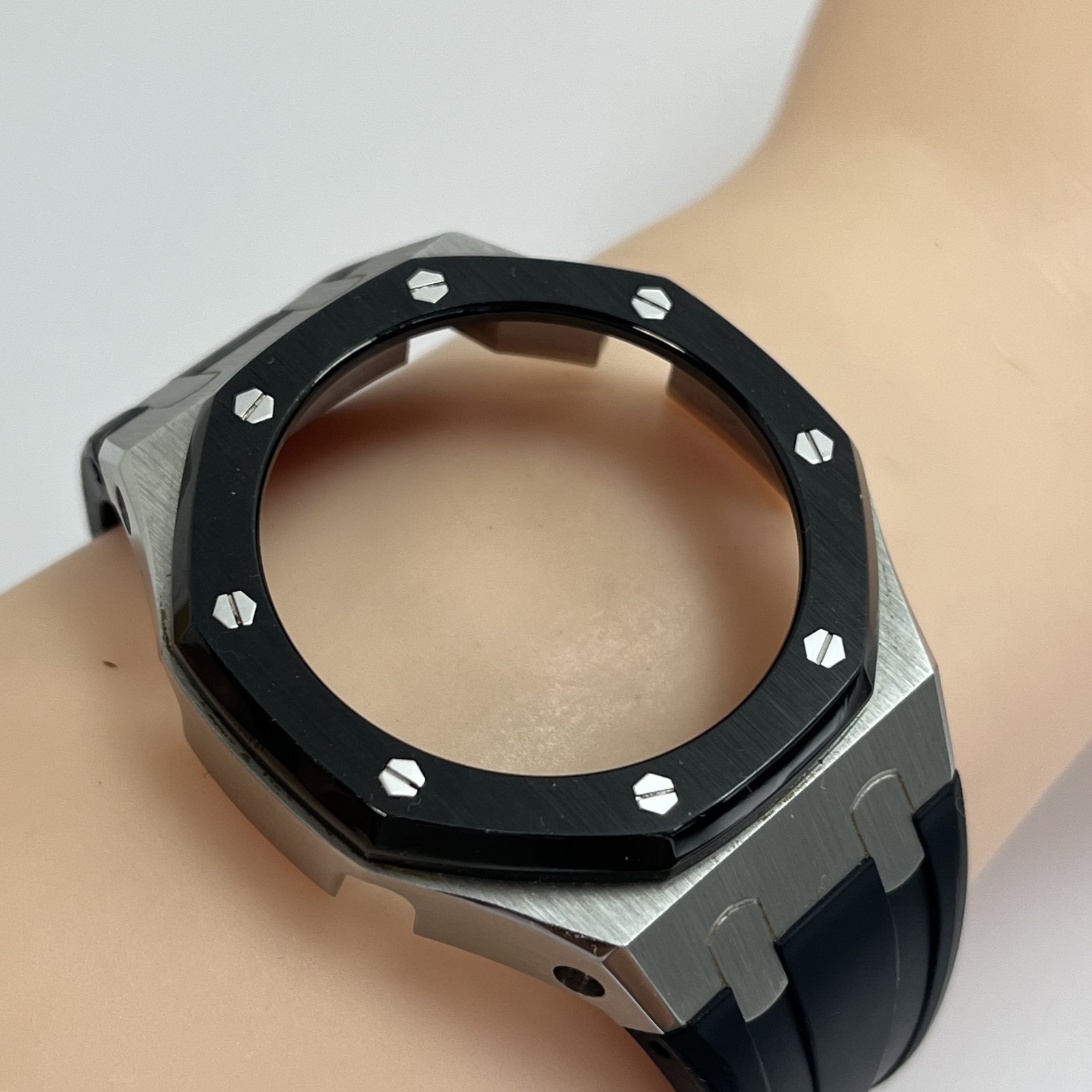 G-shock cover for GA2100, GA2110 SS Protective Case with Rubber Band &Clasp#B803