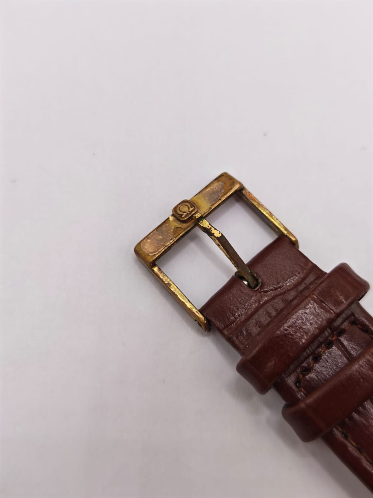 Vintage Omega Seamaster Quartz Ref.396.1011 Cal.1430 Gold Waffle Dial Watch