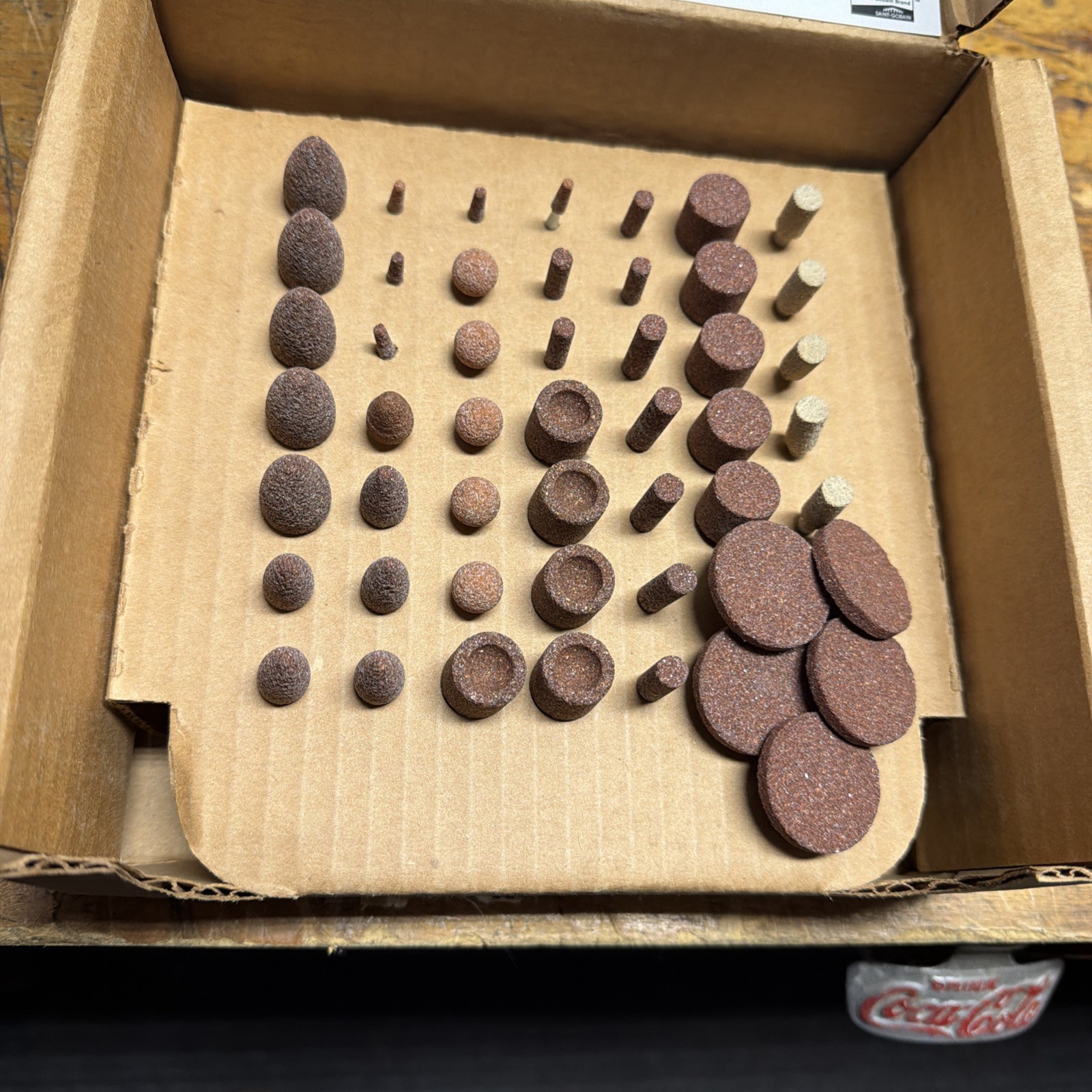 Norton 69083147669 50-Piece Mounted Point Kit, 1/8″ Shanks, New