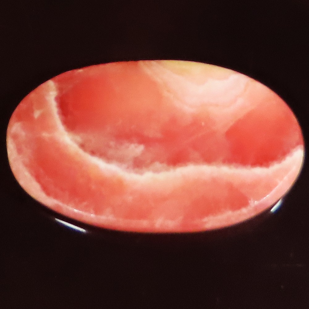 100% Natural Pink RHODOCHROSITE Oval Cabochon Gemstone 84.05 Ct 24x44x6 mm HJ141