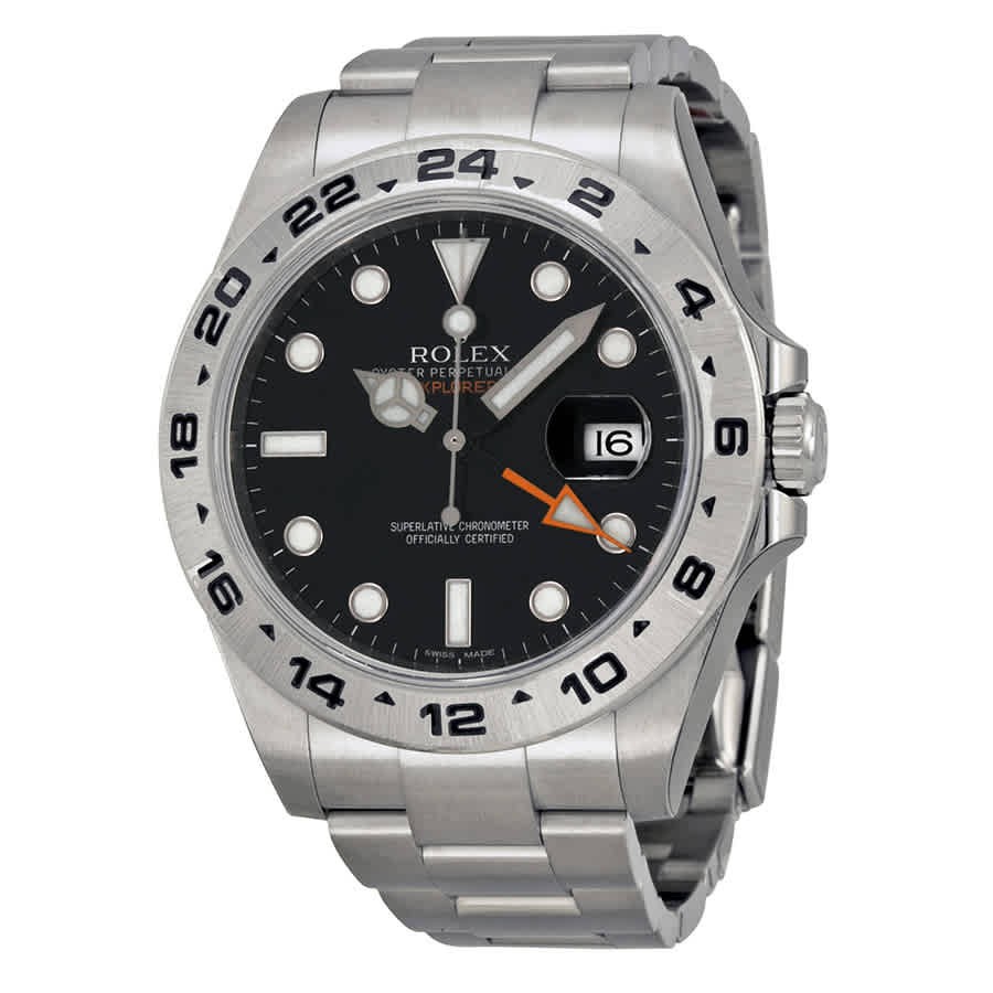RLX216570BKSO Rolex Explorer II Automatic Stainless Steel Men’s Watch 216570