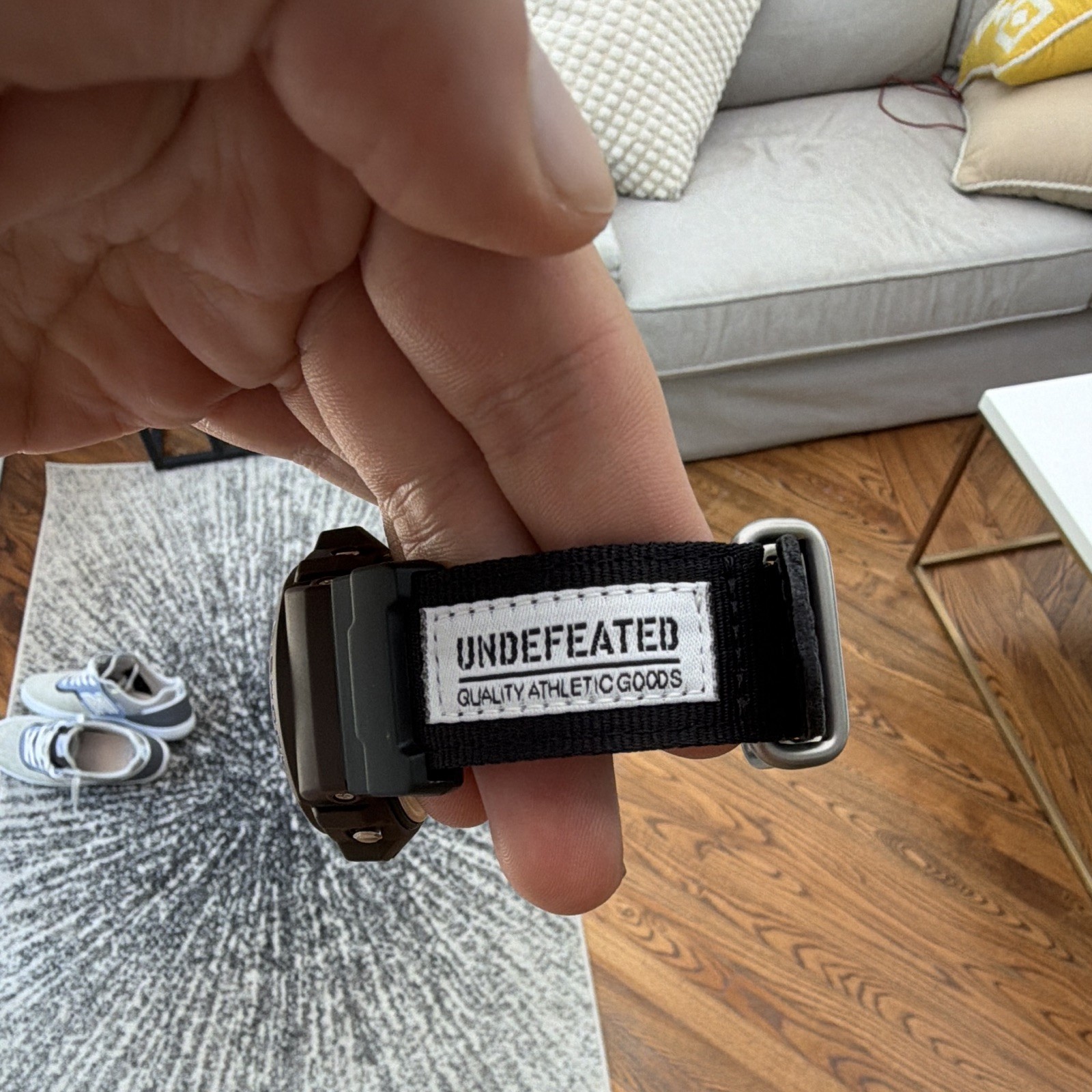 LIMITED EDITION/G-SHOCK x Undefeated Watch/Box & Papers/DW6900UDCR23-5/Brn,Ylw