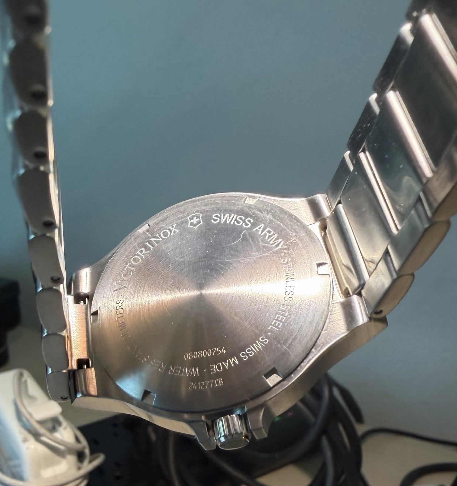 Victorinox Swiss Army Classic Two-tone Watch – New In Plastic. With Pepsi Logo.