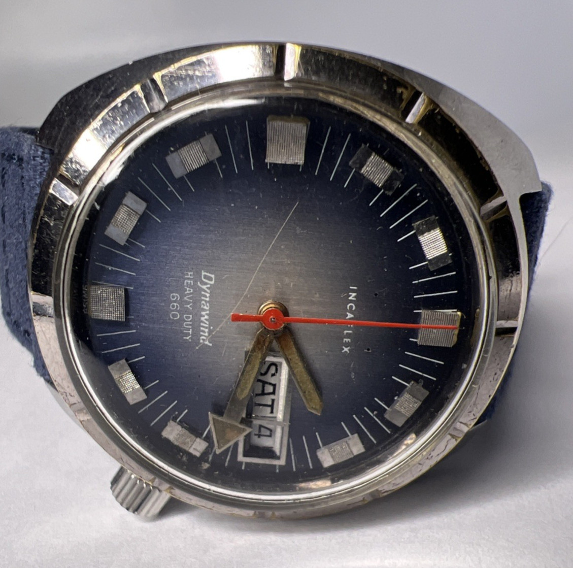 Wyler Dynawind Heavy Duty 660 Men’s Lifeguard Day Date Automatic Watch- READ
