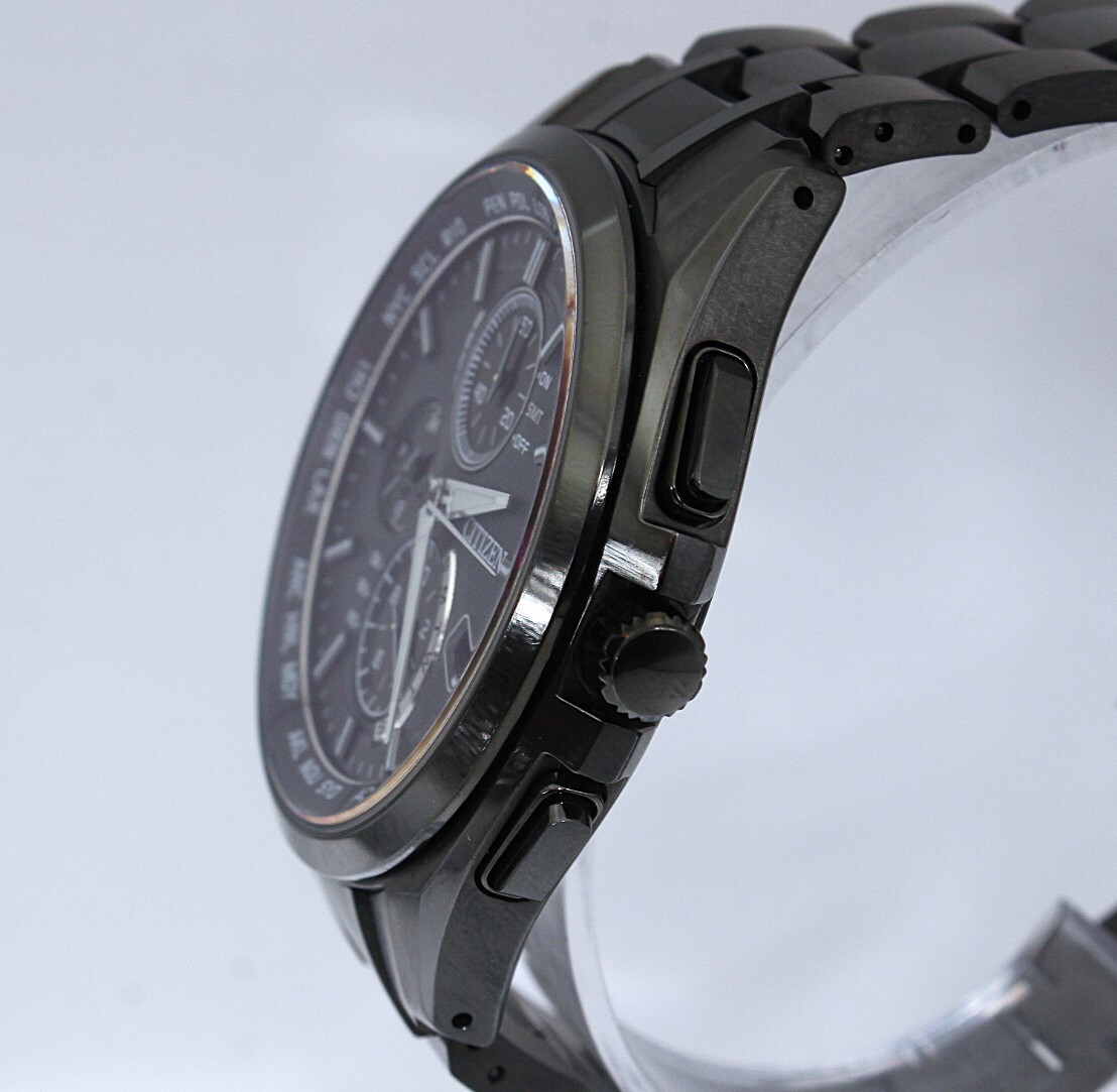 VRW 2046′ Watch CITIZEN AT8044 56E ATTESA Black Titanium Series BK Dial Men’s S