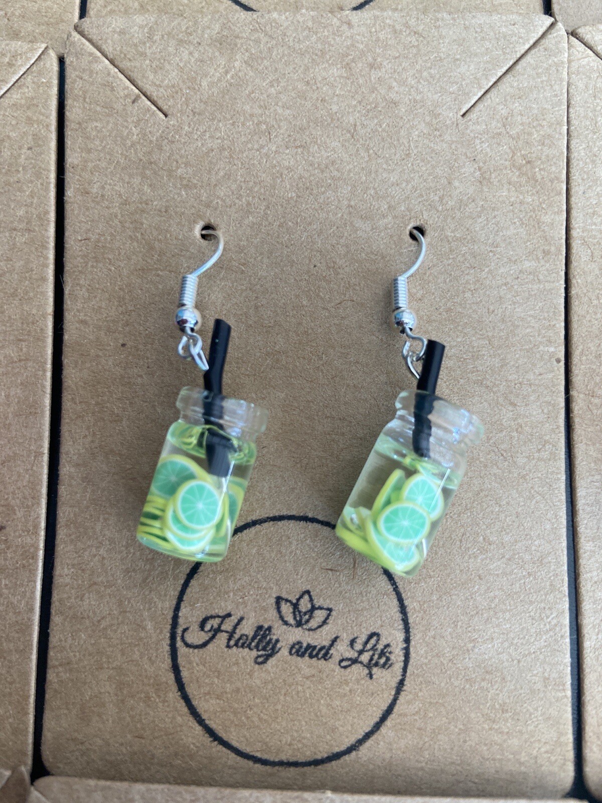 Fruit Water Boba Tea Bubble Tea Charm Novelty Earrings 12 Variations Available