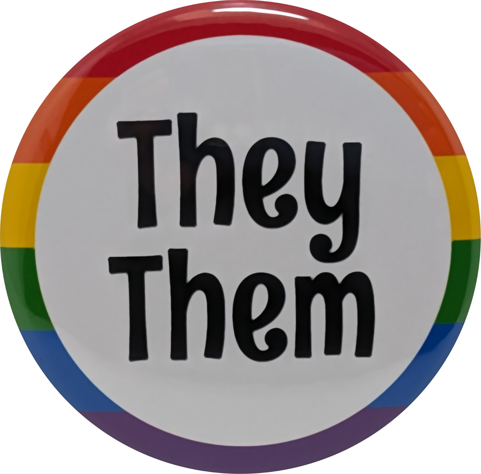 Pronoun Pins Variety Pack 1.25″ Buttons LGBTQ Pride – bulk pack of 96 pins