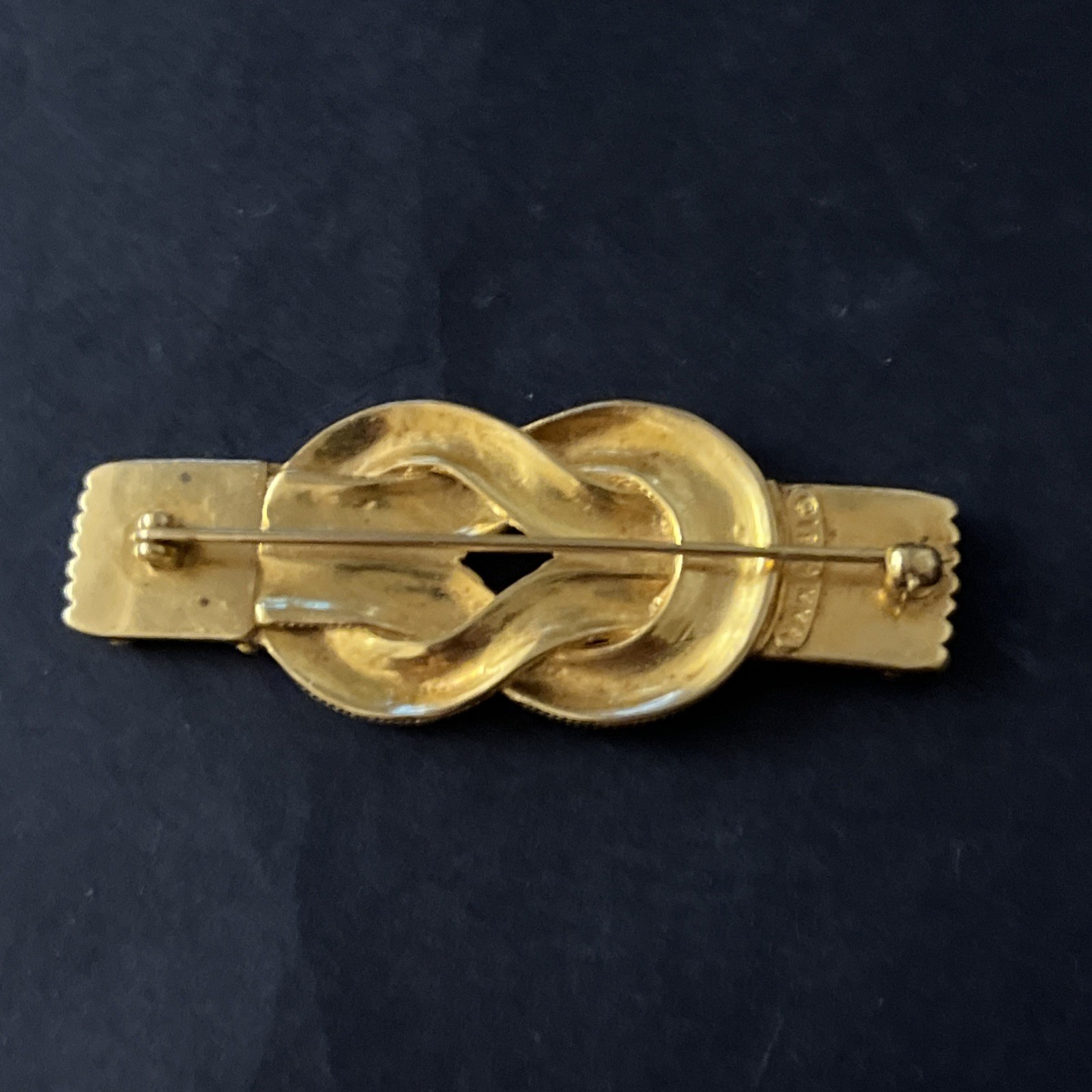 MMA Metropolitan Museum Art 1994 Greek Diadem Hercules Knot Goldtone Brooch Pin