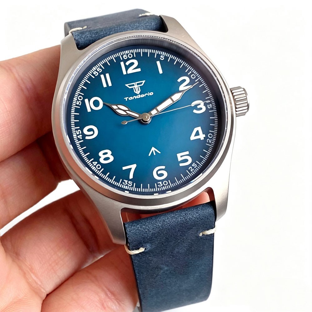 Tandorio 39mm Arabic Luminous 20ATM Sapphire Automatic Japan NH35A Men Watch