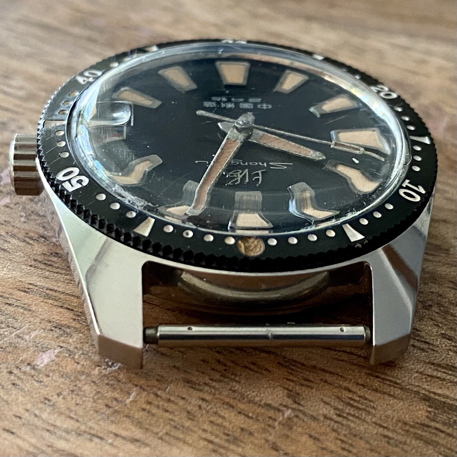 Vintage {Prof. SERVICED} ShangHai 114 Diver SS4 Chinese Military Watch (0388)