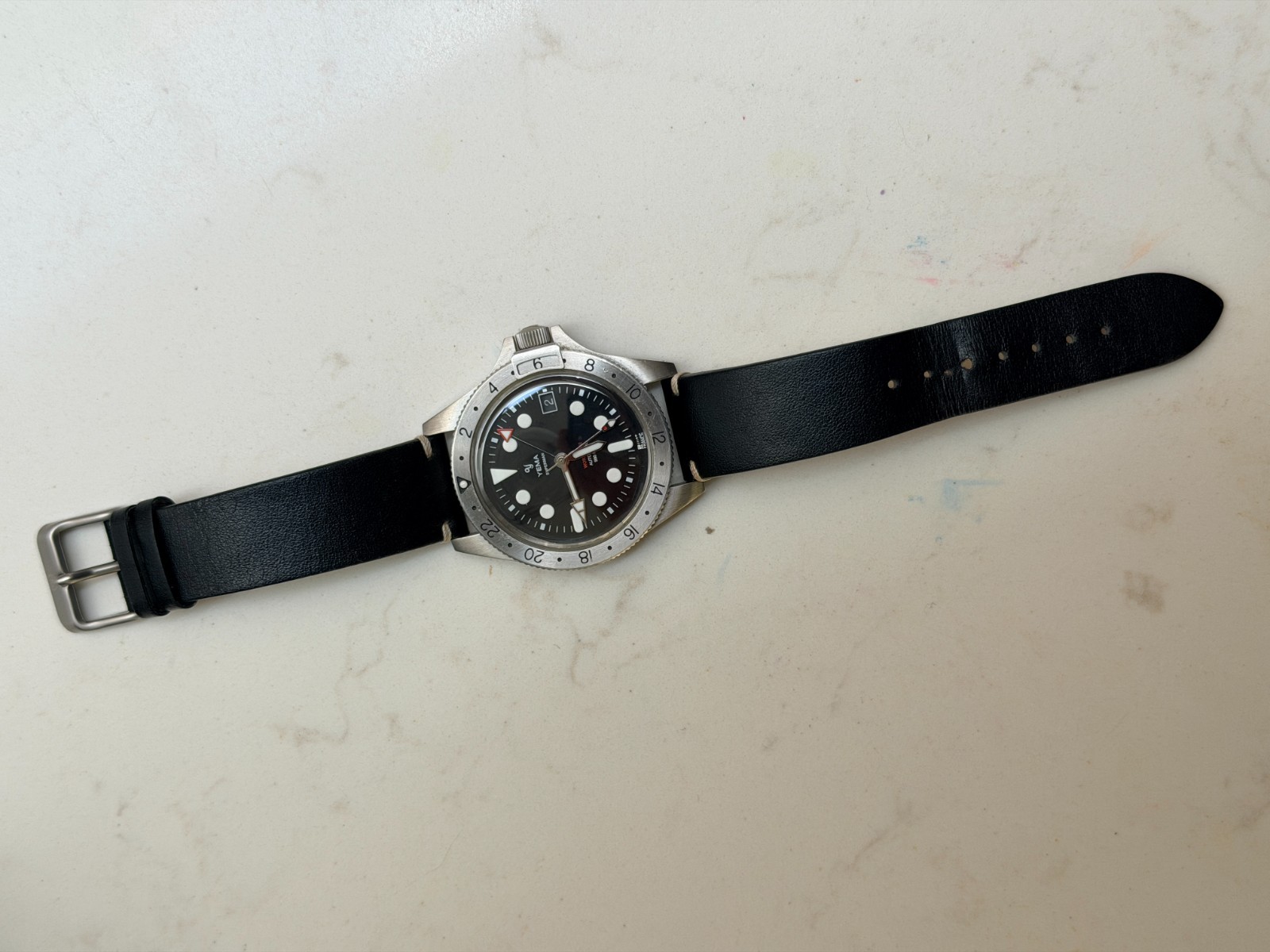 Yema Superman GMT 41mm with Maxi Dial