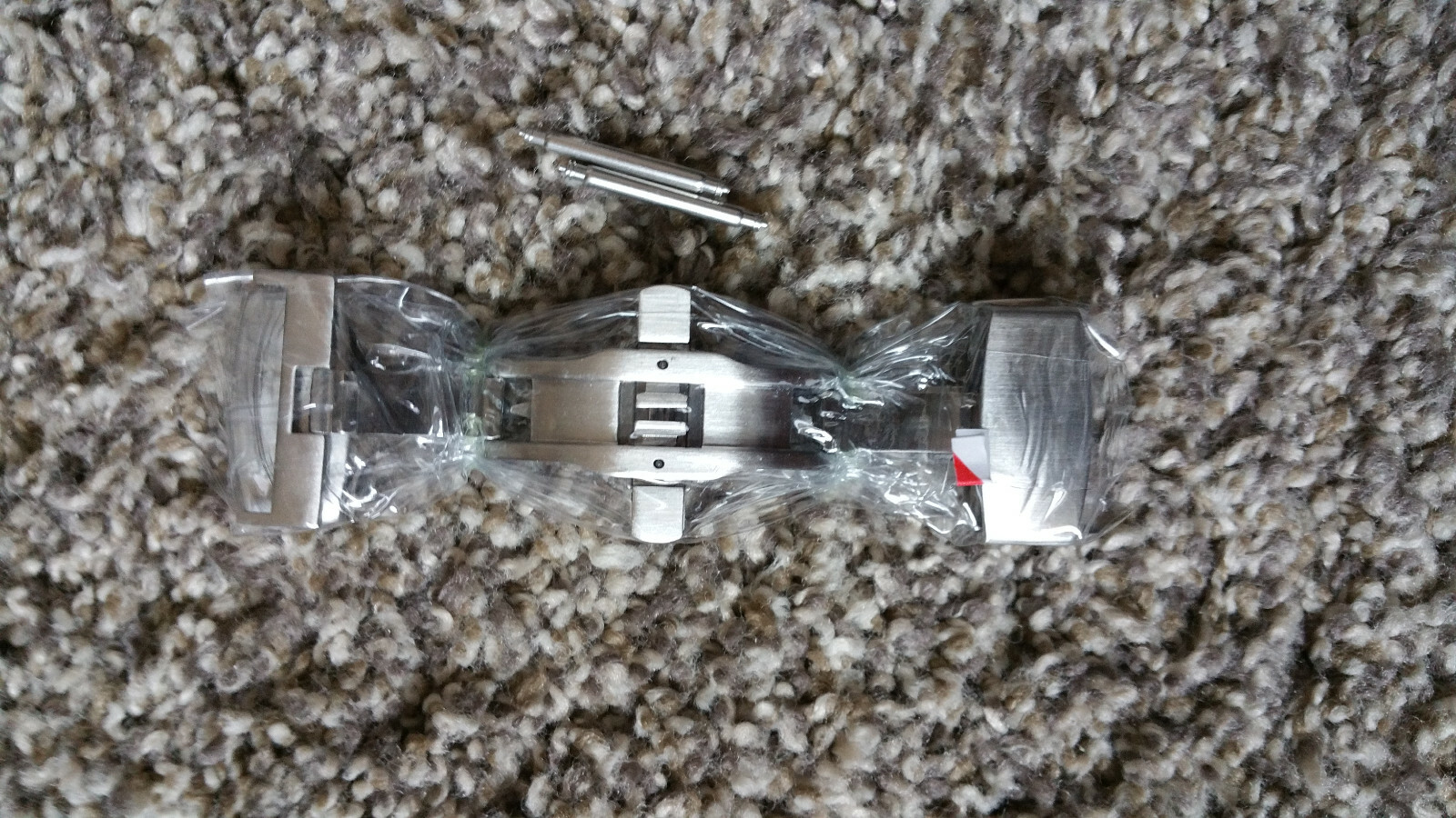 18mm POLISHED Stainless Steel Butterfly Deployment Clasp Buckle With Push Button