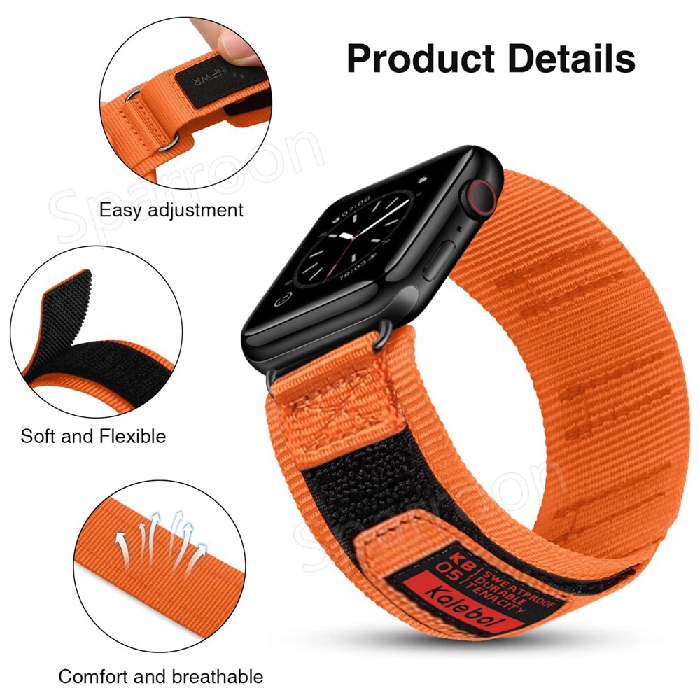 NEW Nylon Strap Band For Apple Watch Series 11-1 SE 1/2/3 Ultra 1/2/3 38mm-49mm