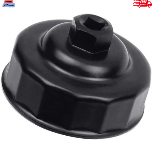 74mm 14-Flute Heavy Duty Oil Filter Wrench for VW, Audi, Porsche, and More