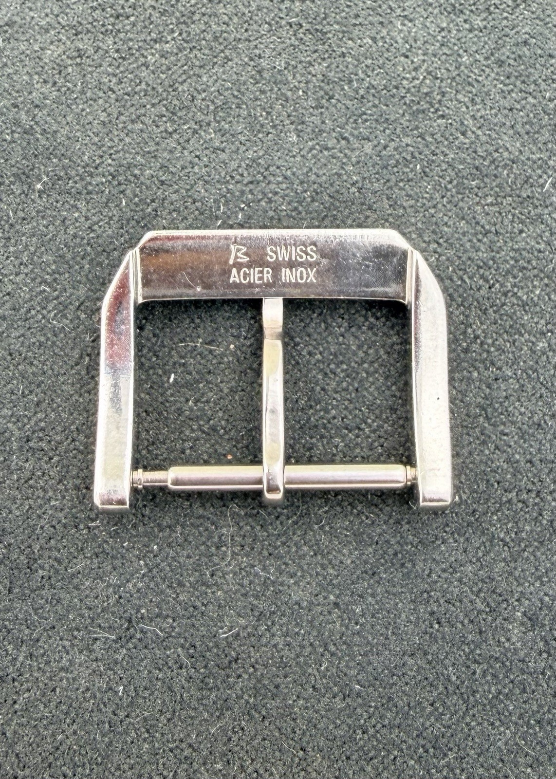 IWC 18mm Brushed Satin Stainless Steel Tang Buckle Clasp Genuine OEM