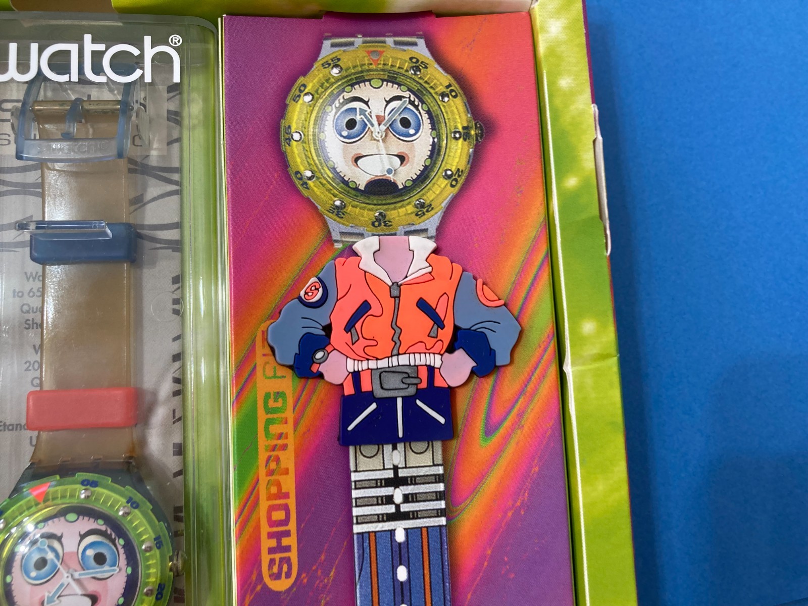SWATCH STREPP LIMITED EDITION 1996 WORKING WATCH NEW WITH DEFECT.