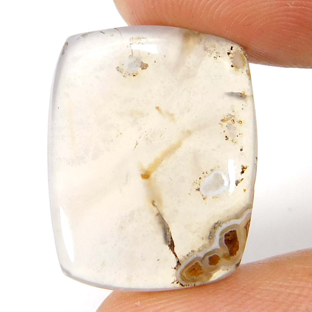 13.90Cts Pseudomorph Turkish Stick Agate Natural Cushion Cabochon Loose Gemstone