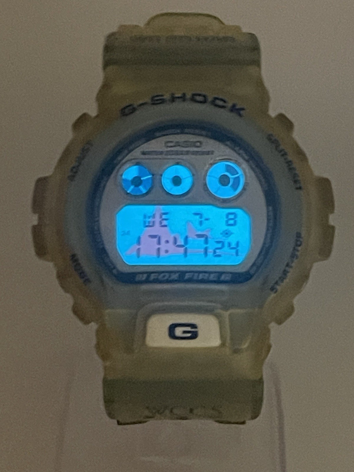 Casio G-SHOCK DW-6900WC W.C.C.S. Fox Fire III 1997 Vintage Box Manual Tested