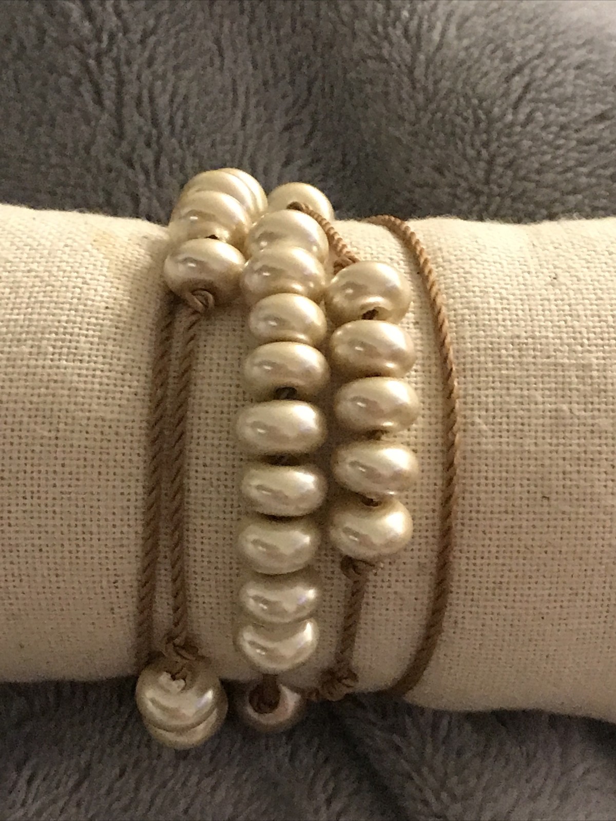 J.CREW PEARLS ON A STRING MULTI USE NECKLACE / WRAP BRACELET