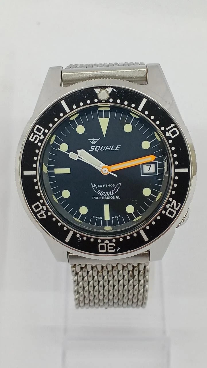 Squale 1521 Automatic Dive Watch Stainless Steel with Extra Links