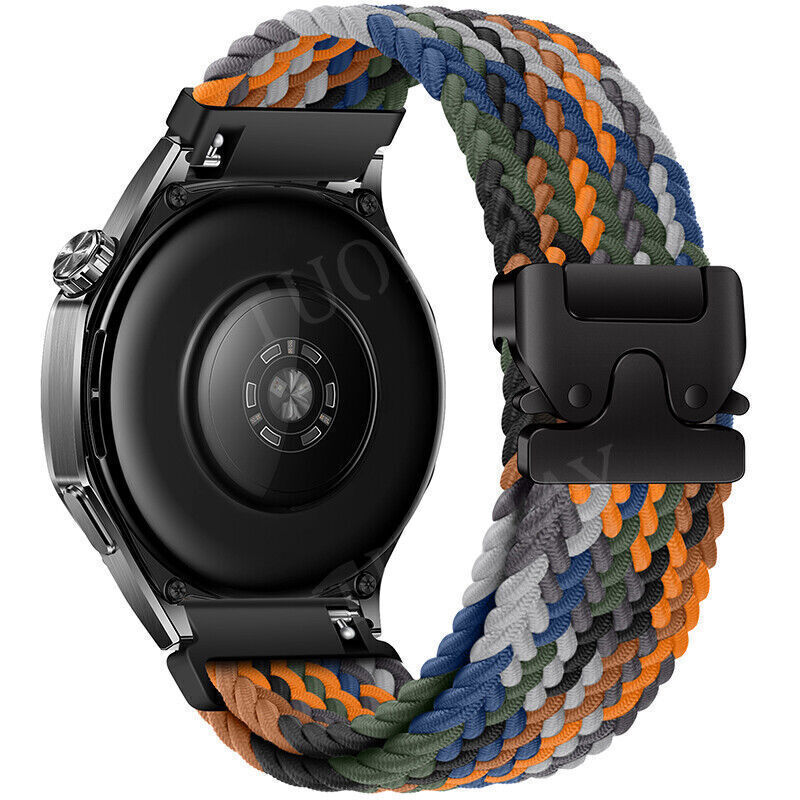 Braided Nylon Loop Watch Strap Band for Garmin Vivoactive 3S/4S/Venu 3S/2S/Rey