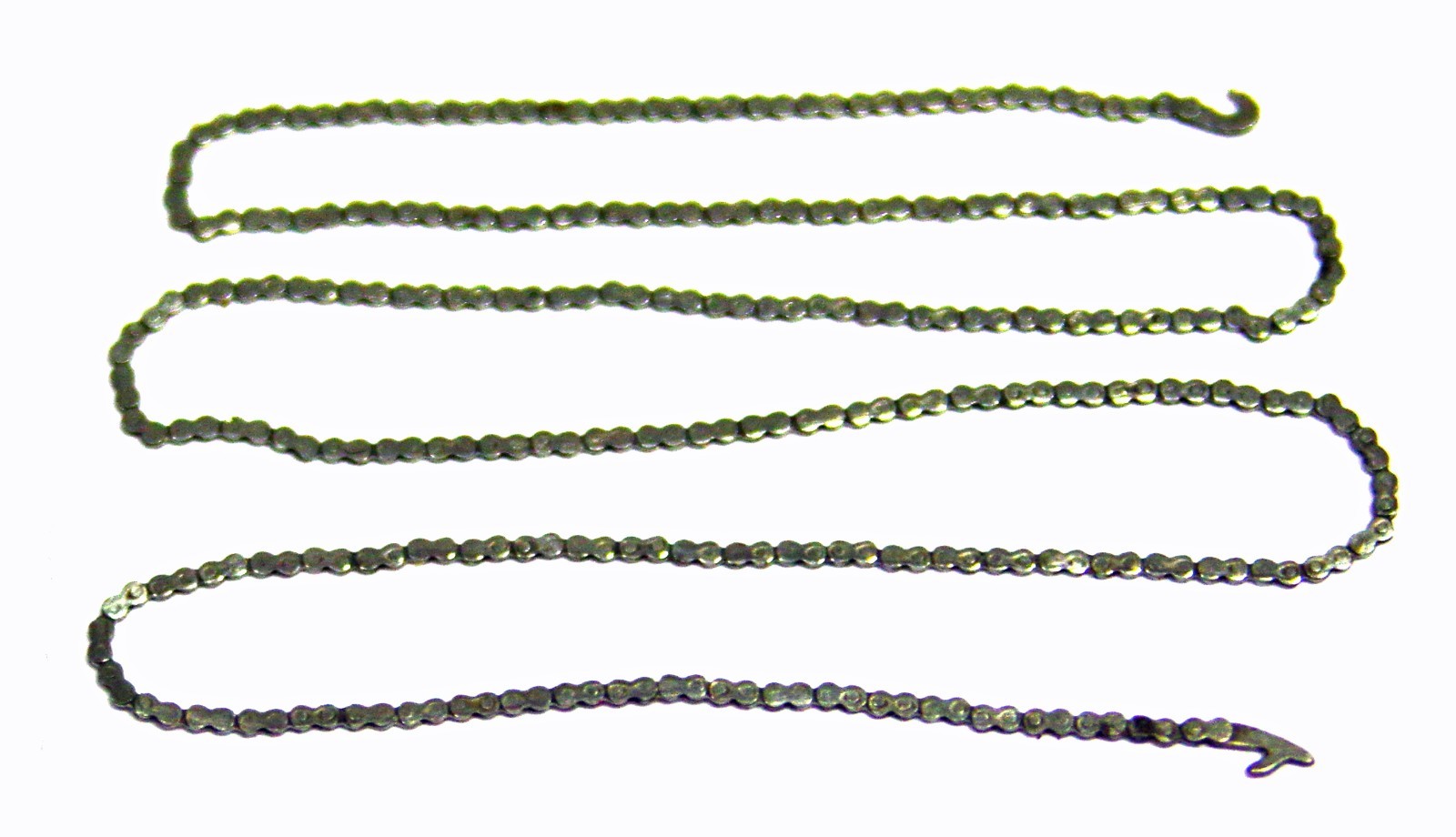 Pocket Watch Fusee Chain #1 L = 185 mm, w = 0.285 mm, h = 1.13 mm.