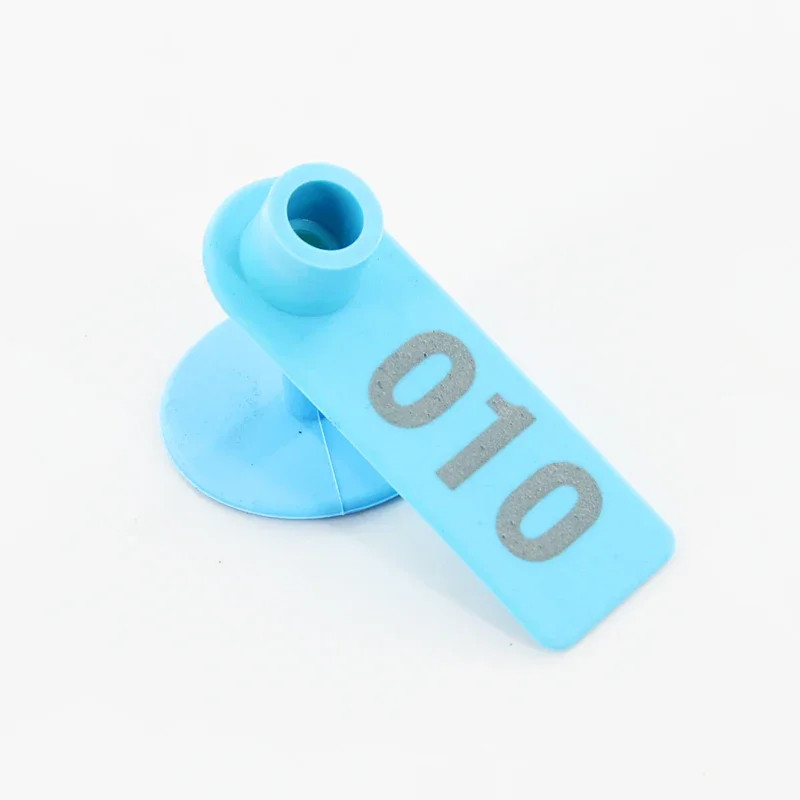 No. 1-500 Sheep Ear Tag Signs with the Word Ear Laser Typing Copper Head Earring