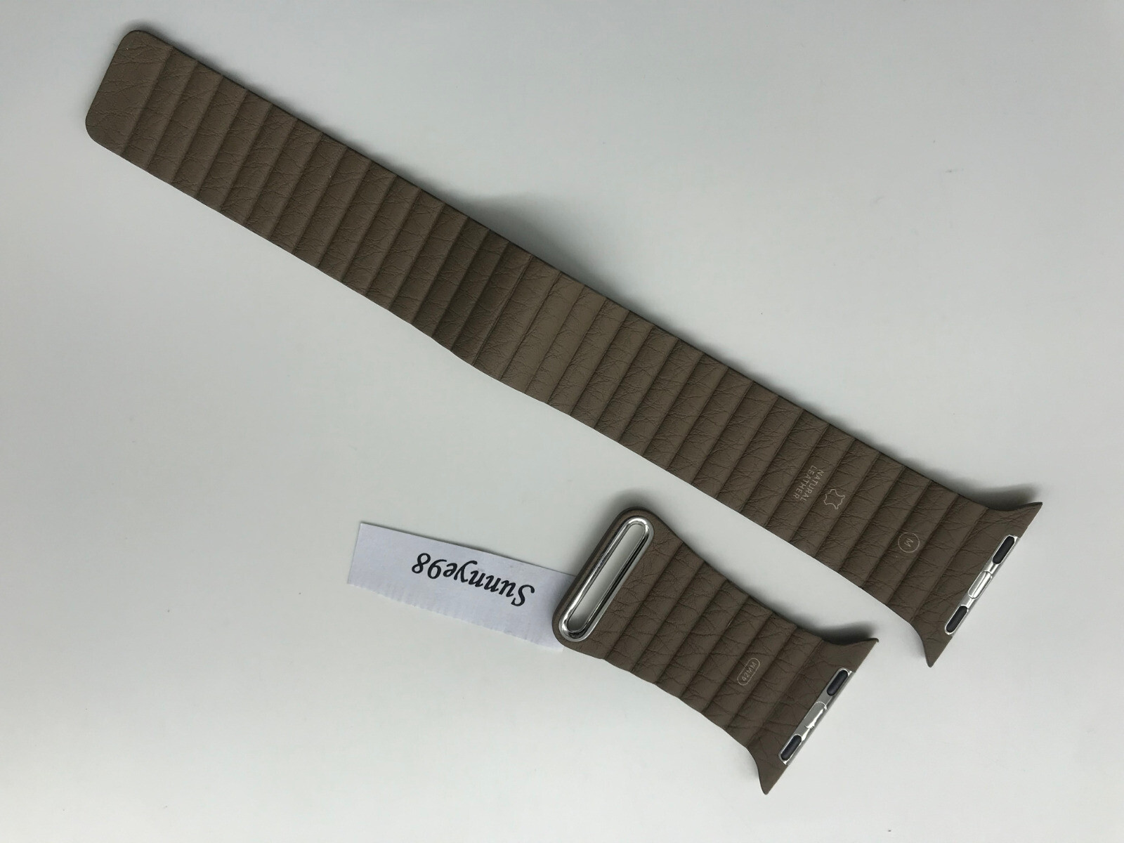 Original Apple Watch Leather Loop Band for Series 5 4 S4 44MM 42mm Medium Strap