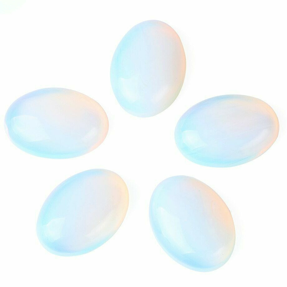 15x20mm Opal Stone 30pcs Oval No Hole CAB Cabochon for Jewelry No Holes