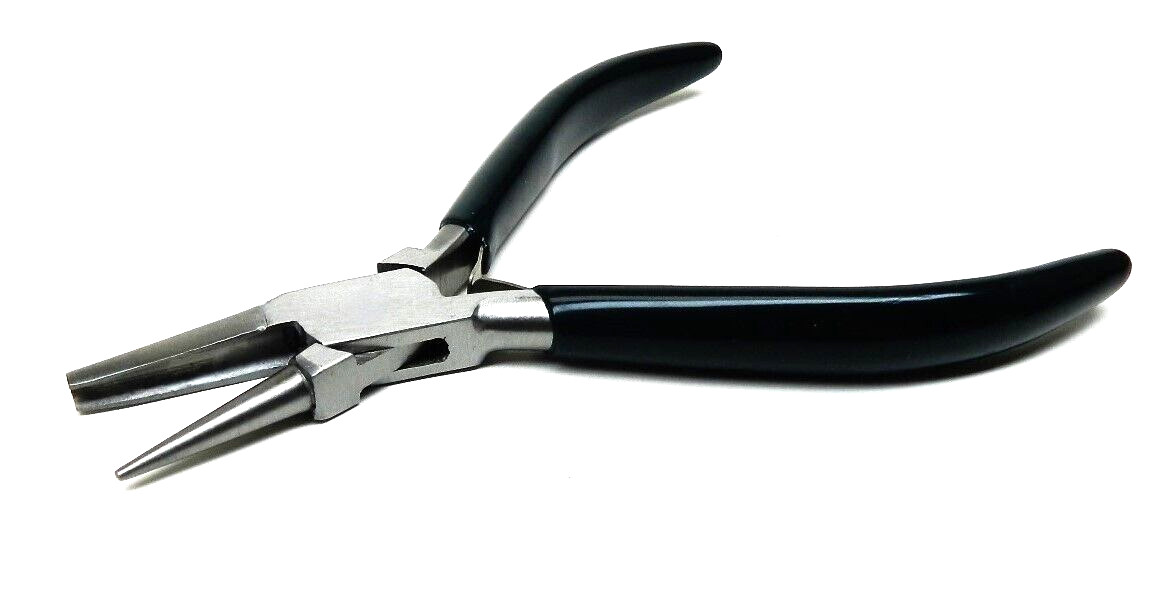 5″ German-Style Concave Round Nose Pliers Wire Working Bending Beading Jewelry