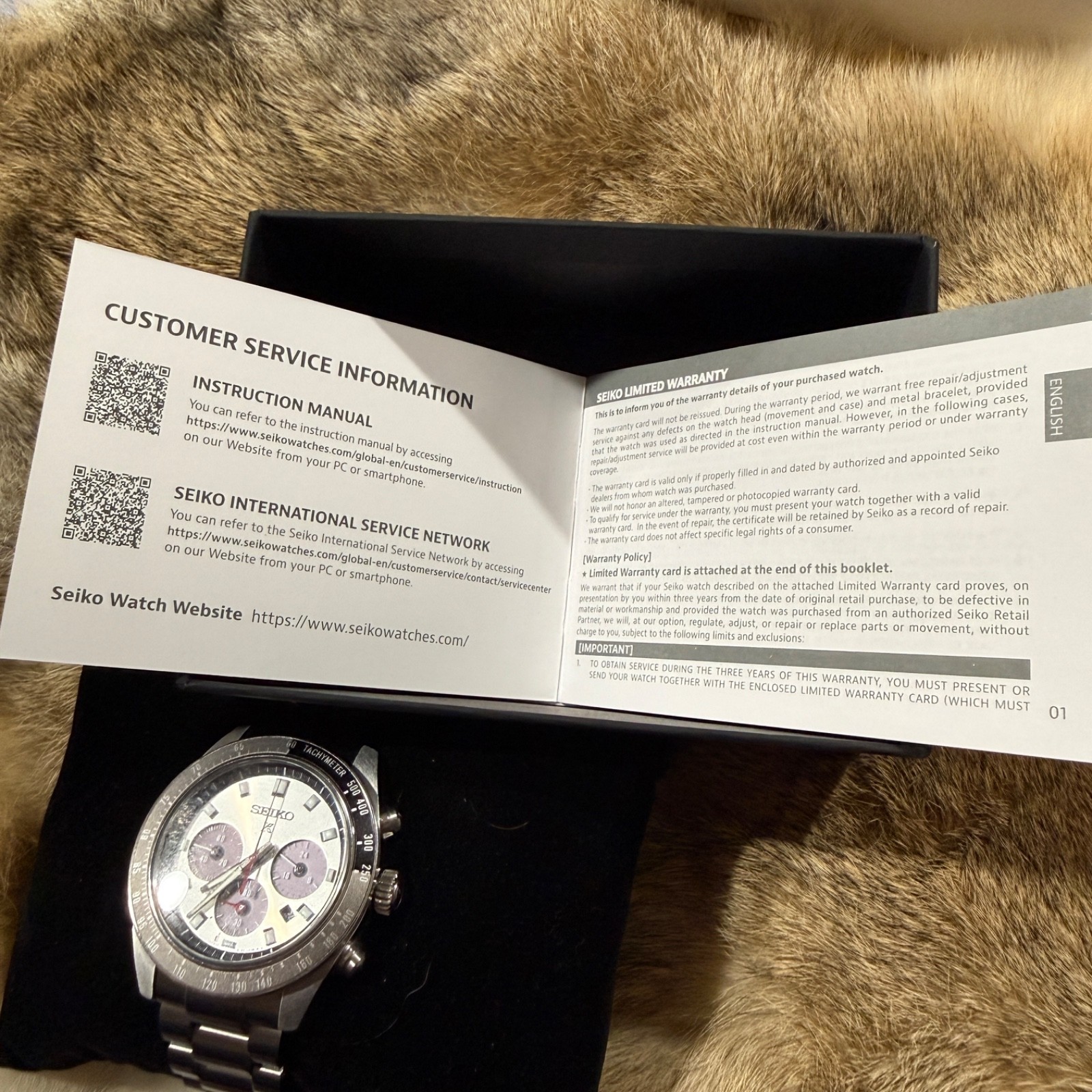 Seiko Prospex SSC911P1 Speedtimer Silver Panda Solar Chronograph